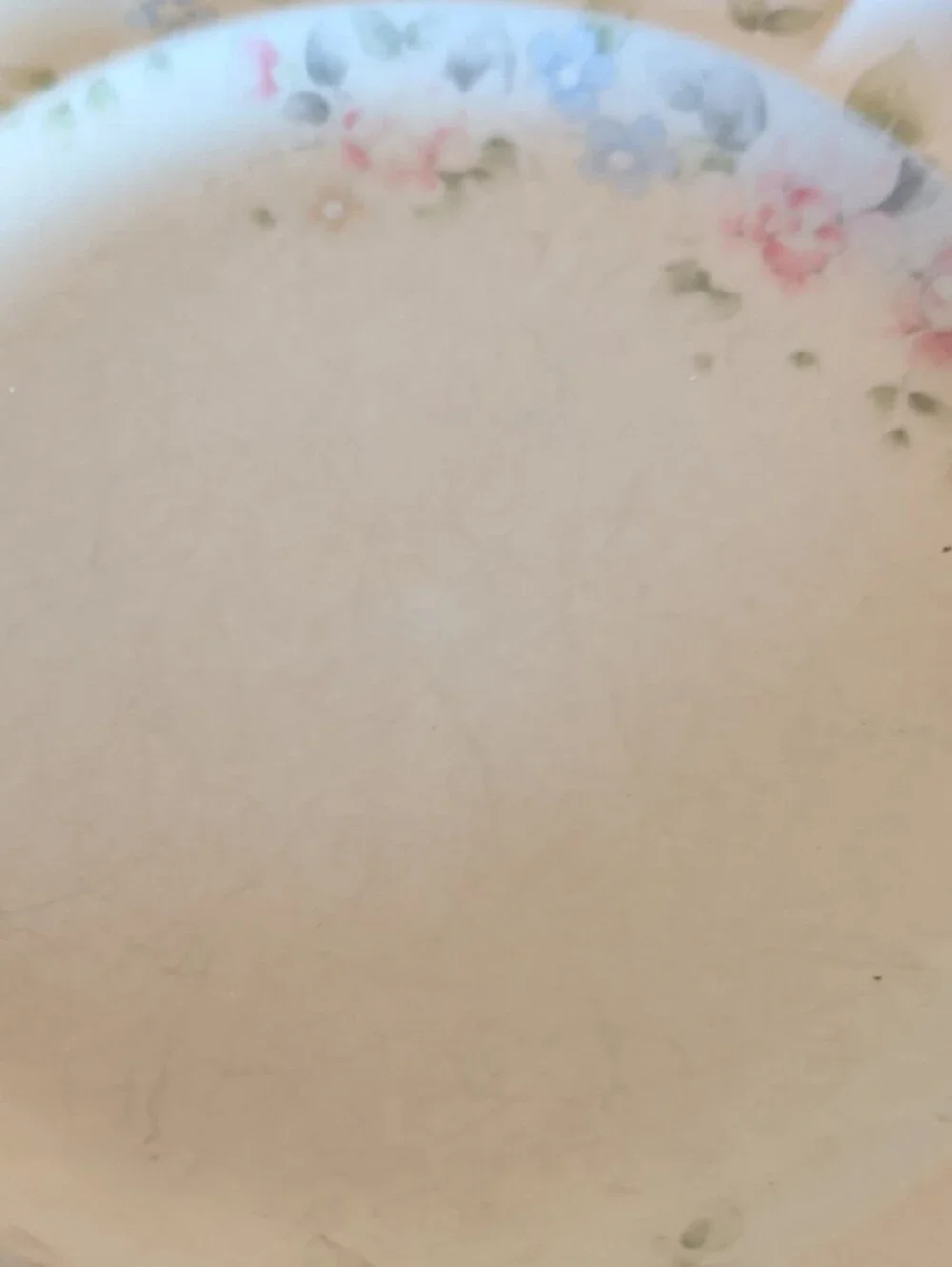 Ffaltzgraff, Floral Scalloped Ceramic Dinner Plate . Made In USA